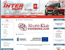 Tablet Screenshot of interhurt.com.pl